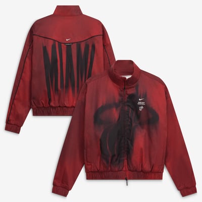  Miami Heat Nike Youth 2026/27 Standard Issue On-Court Authentic Game Full-Zip Jacket - Red