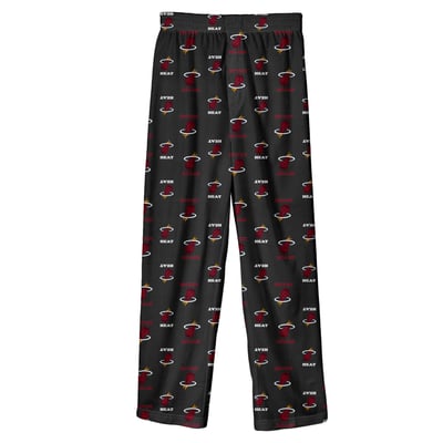 Miami Heat Outerstuff Youth Printed Pajama Pants - Black