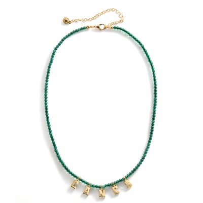 Miami Hurricanes BaubleBar Delicate Beaded Slogan Necklace