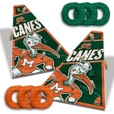Miami Hurricanes Fanpoint 20" x 23" Ring Bag Game