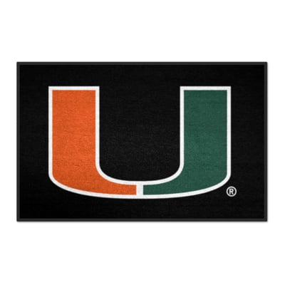 Miami Hurricanes Logo Brands 19" x 30" Starter Mat