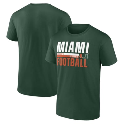 Miami Hurricanes On The Game T-Shirt - Green