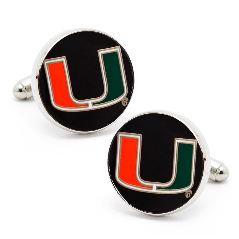 Miami Hurricanes Team Cufflinks