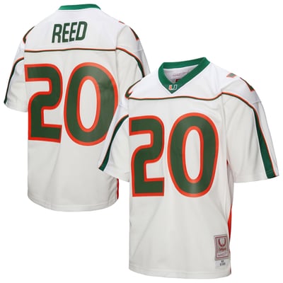 Ed Reed Miami Hurricanes Mitchell & Ness 2001 Legacy Jersey - White