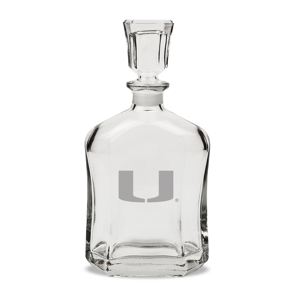 Miami Hurricanes 23.75oz. Whiskey Decanter