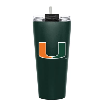 Miami Hurricanes 32oz. Double Play Big Slim Tumbler