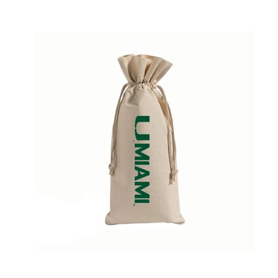 Miami Hurricanes Wine Pouch