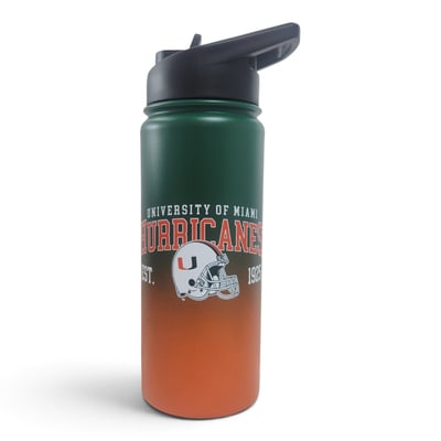 Miami Hurricanes Pegasus 20oz Stainless Steel ProFlip Water Bottle