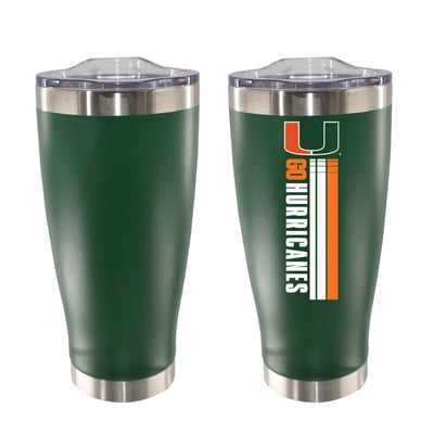 Miami Hurricanes The Memory Company 20oz. Let's Go Stainless Steel Tumbler