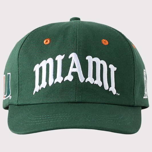 Miami Hurricanes OVO Unisex Adjustable Hat - Green