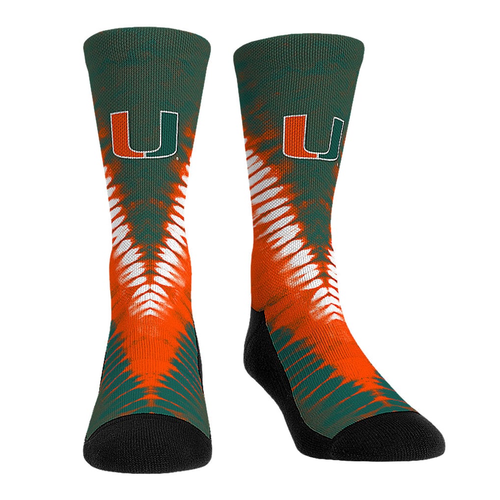 Miami Hurricanes Rock Em Socks Unisex Three-Pack Crew Socks Set