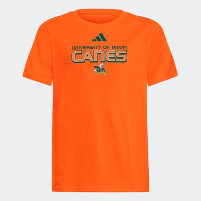 Miami Hurricanes adidas Youth It's Back T-Shirt - Orange