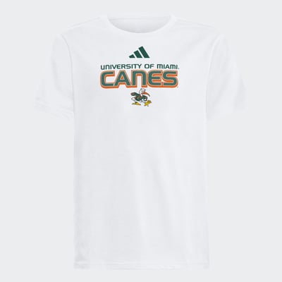 Miami Hurricanes adidas Youth It's Back T-Shirt - White
