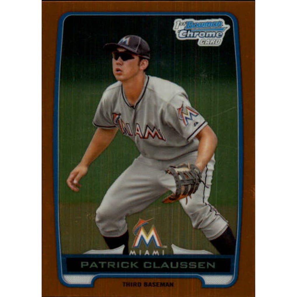 2012 Bowman Chrome Draft Draft Picks Orange Refractors #BDPP156 Patrick Claussen