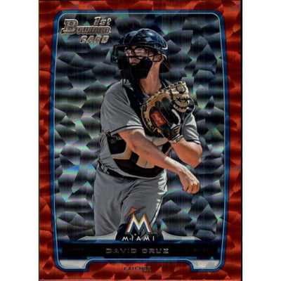 2012 Bowman Draft Draft Picks Red Ice #BDPP152 David Cruz