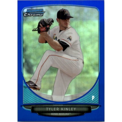 2013 Bowman Chrome Draft Draft Picks Blue Refractors #BDPP88 Tyler Kinley