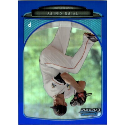 2013 Bowman Chrome Draft Draft Picks Blue Refractors #BDPP88 Tyler Kinley