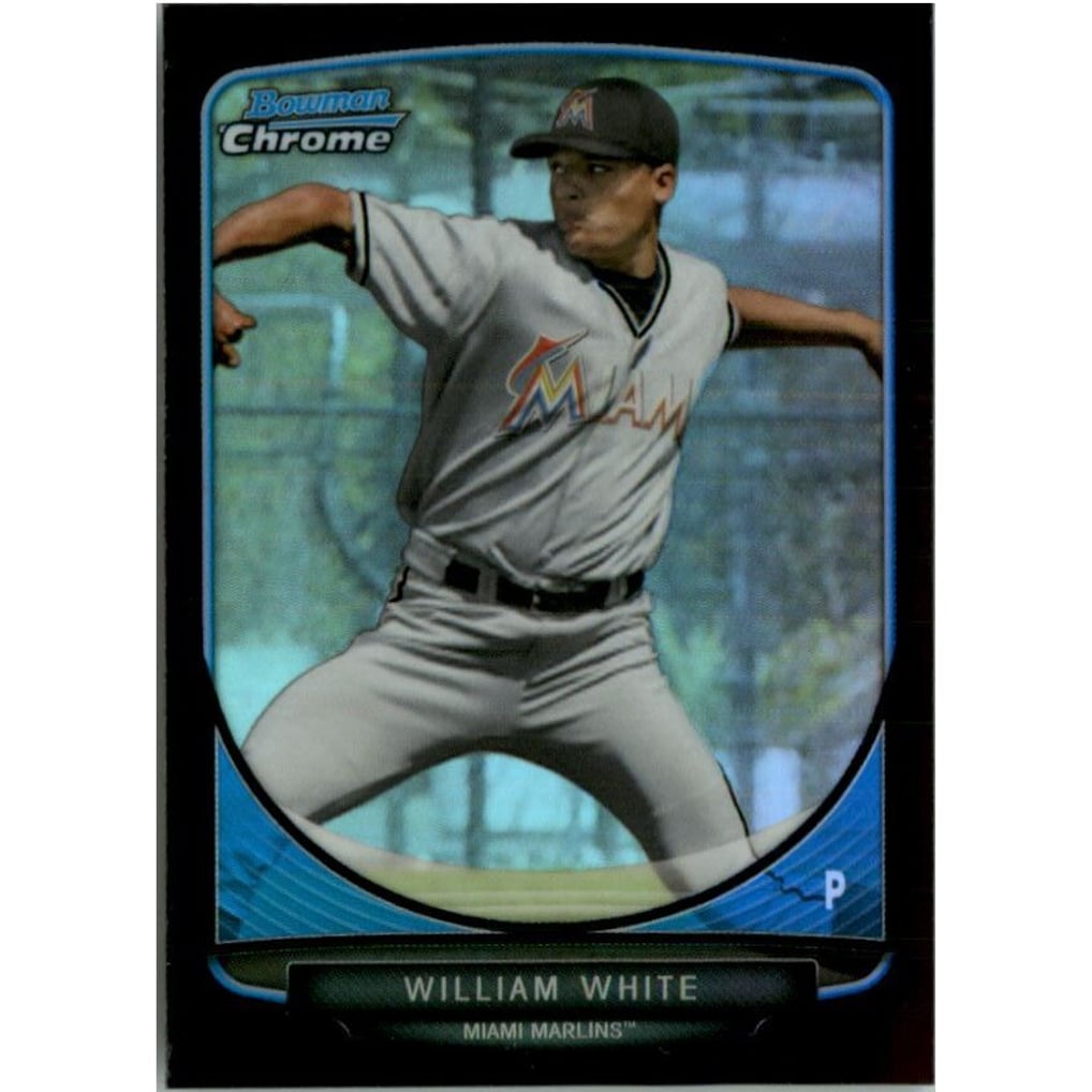 2013 Bowman Chrome Mini Black Refractors #276 William White