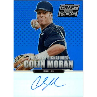 2013 Panini Prizm Perennial Draft Picks Prospect Signatures Blue Prizms #5 Colin Moran