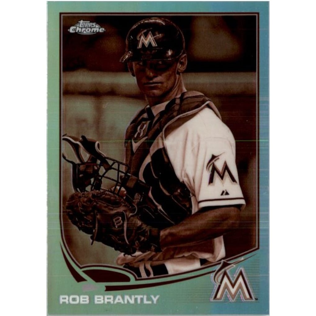 2013 Topps Chrome Sepia Refractors #27 Rob Brantly