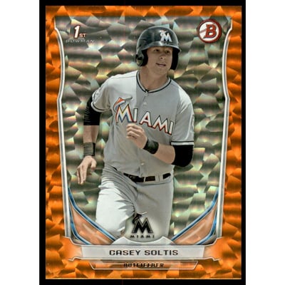 2014 Bowman Draft Orange Ice #DP110 Casey Soltis