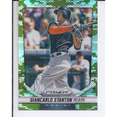2014 Panini Prizm Prizms Camo #136 Giancarlo Stanton