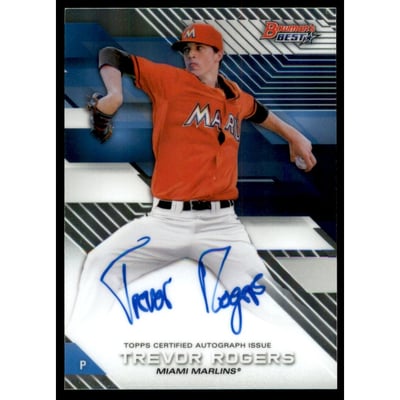 2017 Bowman's Best Best of '17 Autographs #B17TR Trevor Rogers
