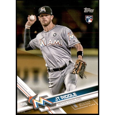 2017 Topps Update 5x7 Gold #US159 JT Riddle