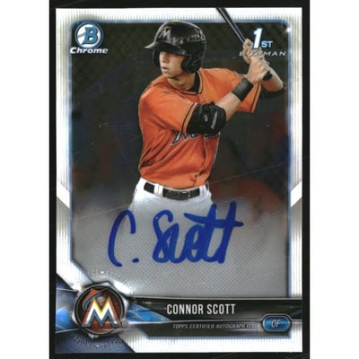 2018 Bowman Chrome Draft Autographs #CDACW Cole Winn