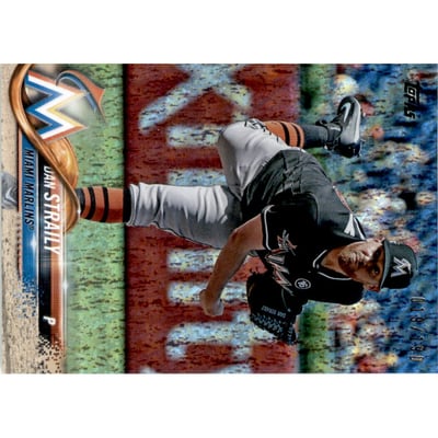2018 Topps Factory Set Foilboard #561 Dan Straily