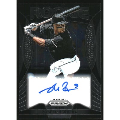 2019 Panini Prizm Rookie Autographs #100 Rosell Herrera