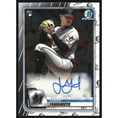 2020 Bowman Chrome Rookie Autographs #CRAJY Jordan Yamamoto