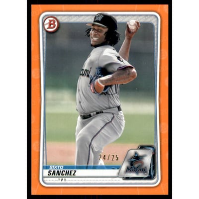 2020 Bowman Prospects Orange #BP79 Sixto Sanchez