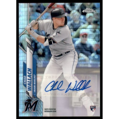 2020 Topps Chrome Update Autograph X-Fractors #USACW Chad Wallach/125