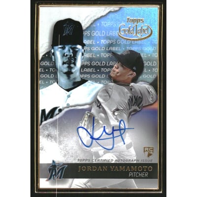 2020 Topps Gold Label Framed Autographs #GLAJY Jordan Yamamoto