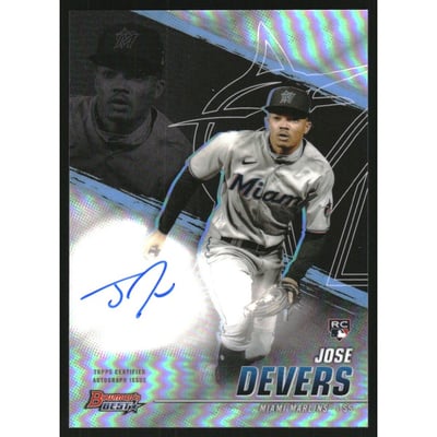2021 Bowman's Best Best of '21 Autographs Refractors #B21JD Jose Devers