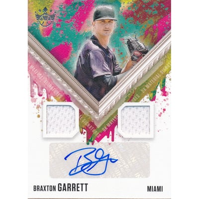2021 Diamond Kings DK Material Signatures #69 Braxton Garrett