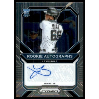 2021 Panini Prizm Rookie Autographs #4 Lewin Diaz
