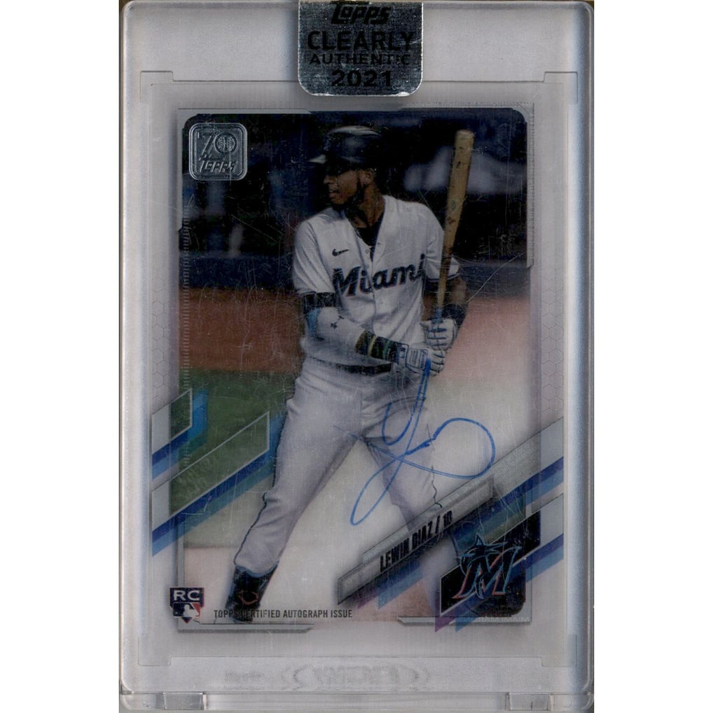 2021 Topps Clearly Authentic Autographs #CAALD Lewin Diaz