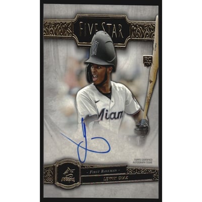 2021 Topps Five Star Autographs #FSALD Lewin Diaz RC