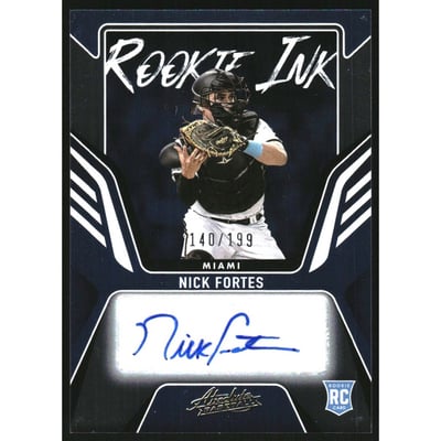 2022 Absolute Rookie Ink #1 Nick Fortes