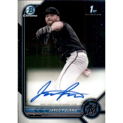 2022 Bowman Chrome Draft Autographs #CDAJPD Jared Poland