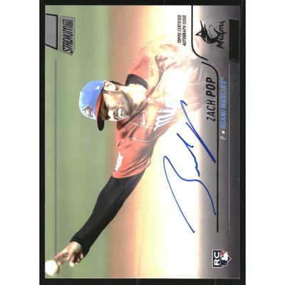 2022 Stadium Club Autographs #SCBAZP Zach Pop