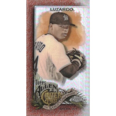 2022 Topps Allen and Ginter Chrome Mini Orange Refractors #183 Jesus Luzardo