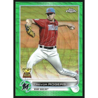 2022 Topps Chrome Green Wave Refractors #15 Trevor Rogers