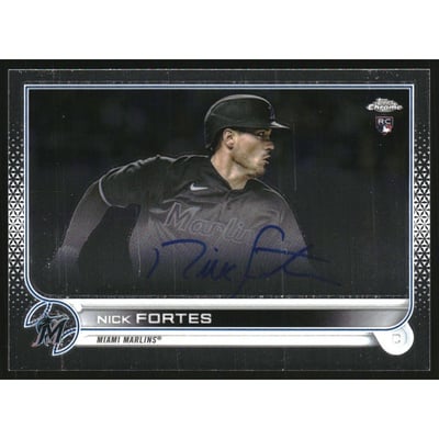 2022 Topps Chrome Rookie Autographs #RANF Nick Fortes