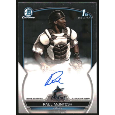 2023 Bowman Chrome Prospect Autographs #CPAPM Paul McIntosh