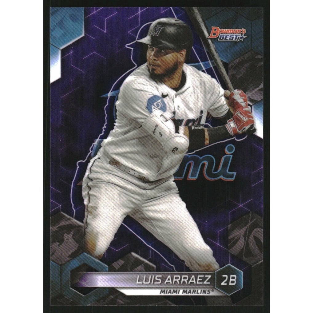2023 Bowman's Best Purple Refractors #17 Luis Arraez