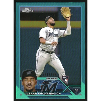 2023 Topps Chrome Aqua Refractors #78 Jerar Encarnacion