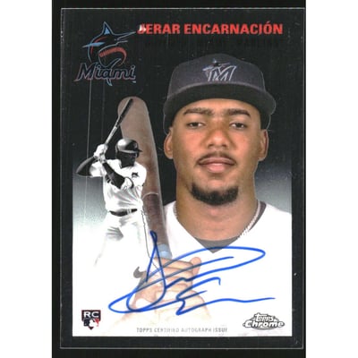 2023 Topps Chrome Platinum Anniversary Autographs #CPAJE Jerar Encarnacion